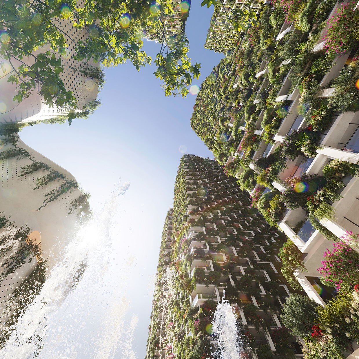 Luxury vertical garden residential project Hyderabad