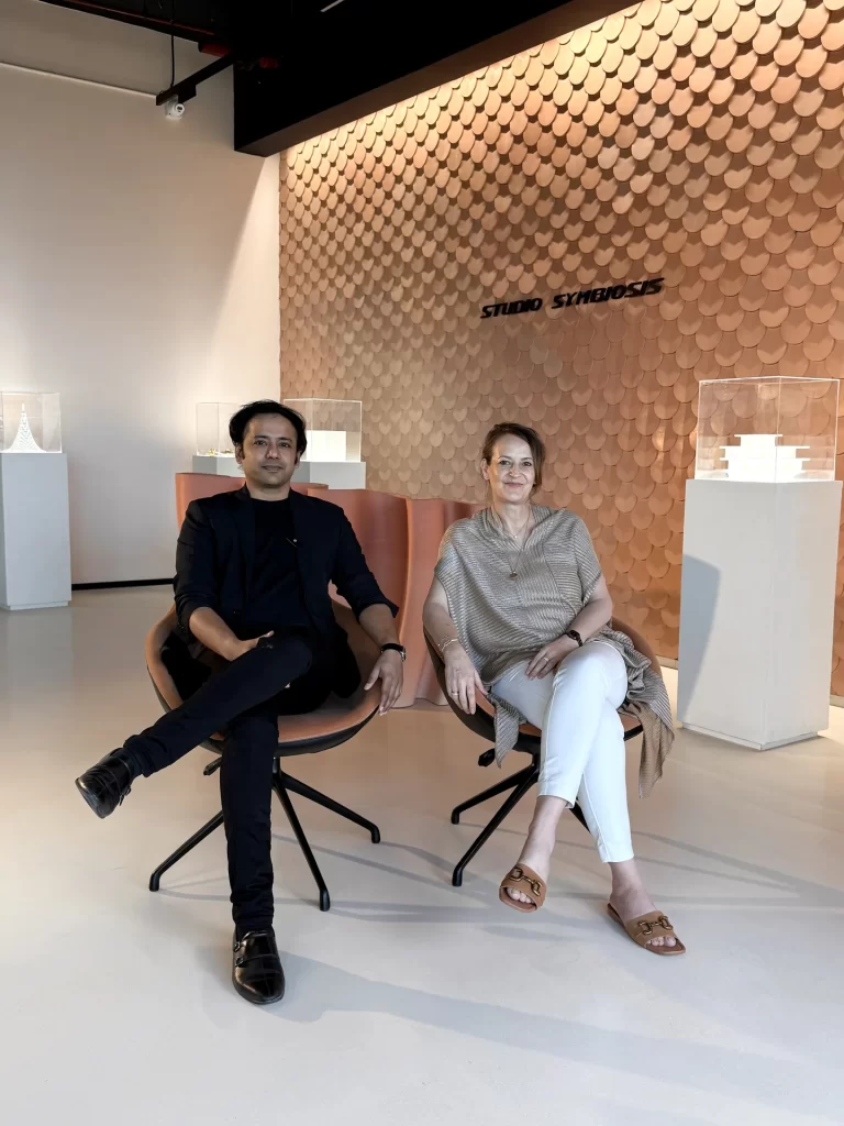 Amit Gupta and Britta knobel Gupta Behind the Scenes: ELLE Décor at Studio Symbiosis